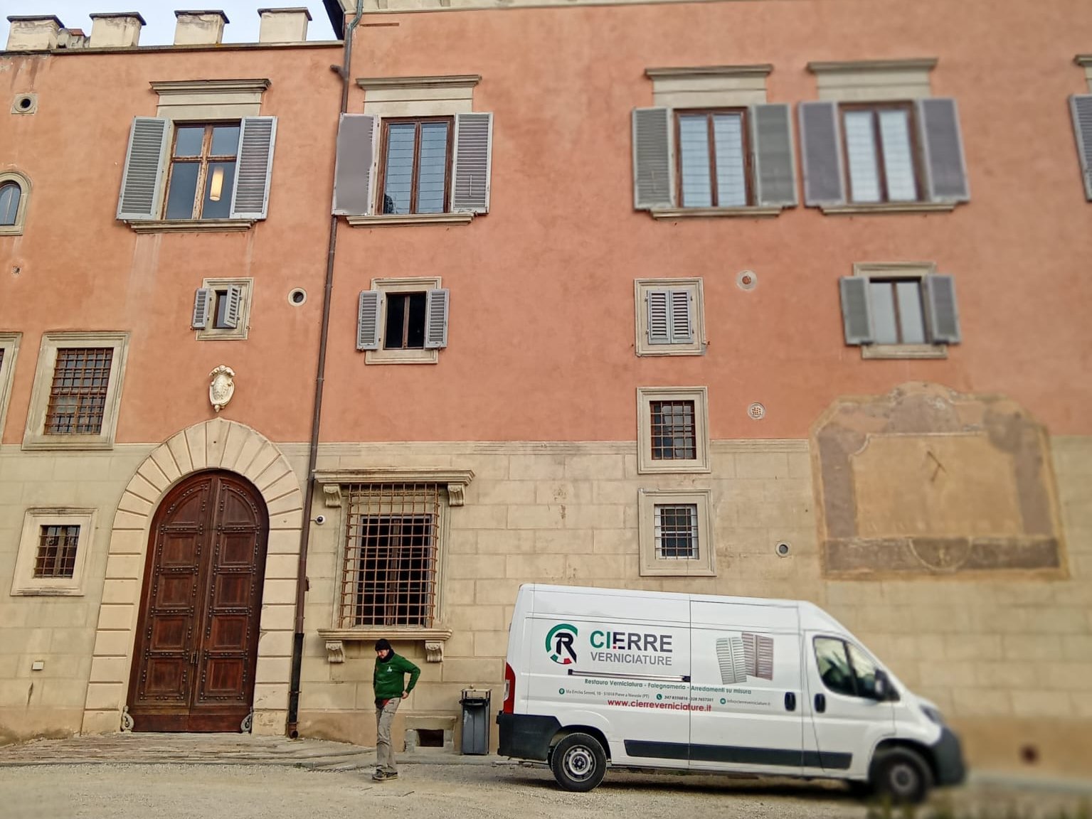 Villa Salviati - restauro delle finestre